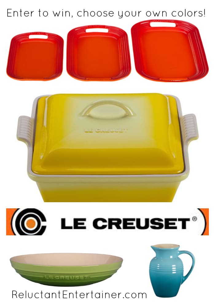 Le Creuset Serveware {Giveaway} Reluctant Entertainer