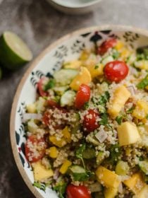 BEST Mango Quinoa Salad Recipe - Reluctant Entertainer