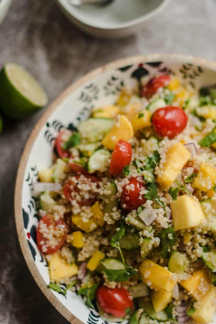 Best Mango Quinoa Salad