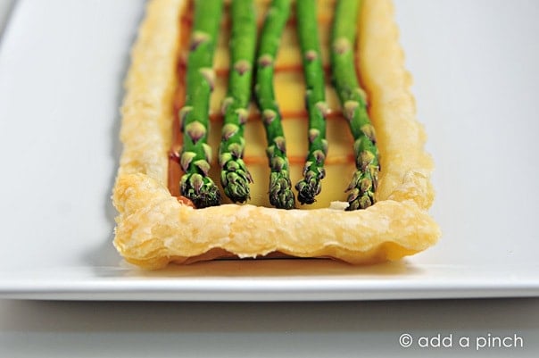 Springtime Asparagus Tart Recipe from Add a Pinch