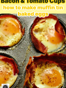 bacon and tomato cups