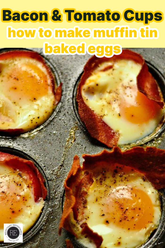 bacon and tomato cups