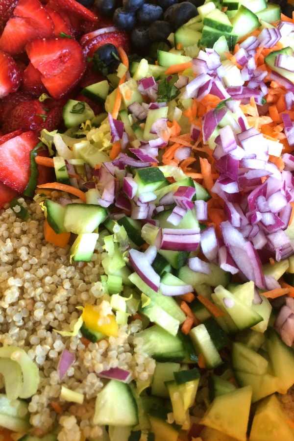 Strawberry Quinoa Salad with Fresh Basil