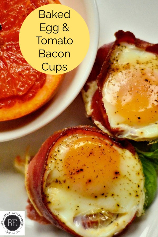 bacon egg tomato cups