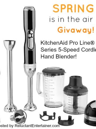 KitchenAid Pro Line® Series 5-Speed Cordless Hand Blender GIVEAWAY
