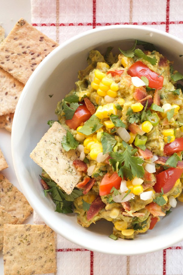 Chipotle BLT Dip with Fresh Corn