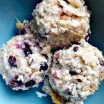 Healthy Oatmeal Recipe Steel with Dried Fruit and Nuts