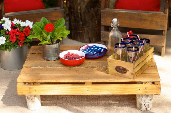 Fourth of July Backyard Garden Getaway Space