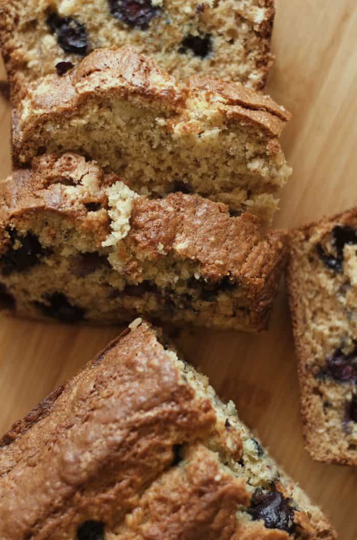 Easy Blueberry Moist Banana Bread Recipe