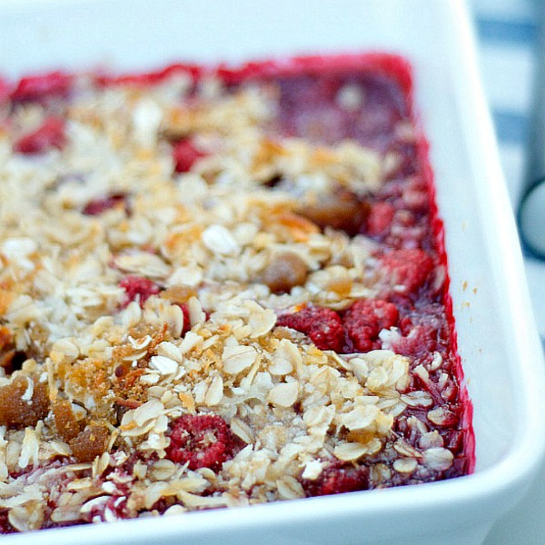 Classic Raspberry Crisp Recipe Reluctant Entertainer