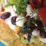 Black Bean Salmon Tostada Recipe