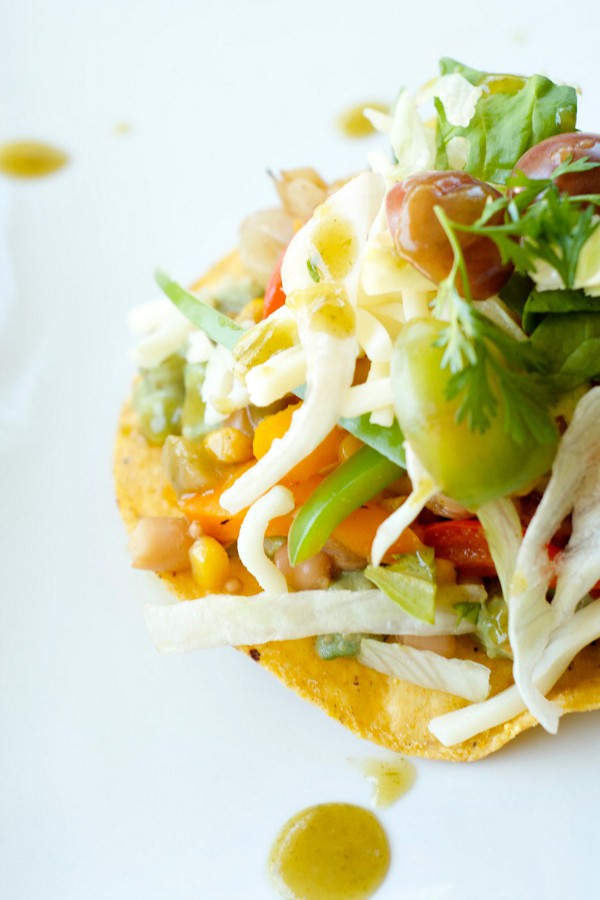 How to Make Fajitas Tostadas with Green Pepper Hot Sauce