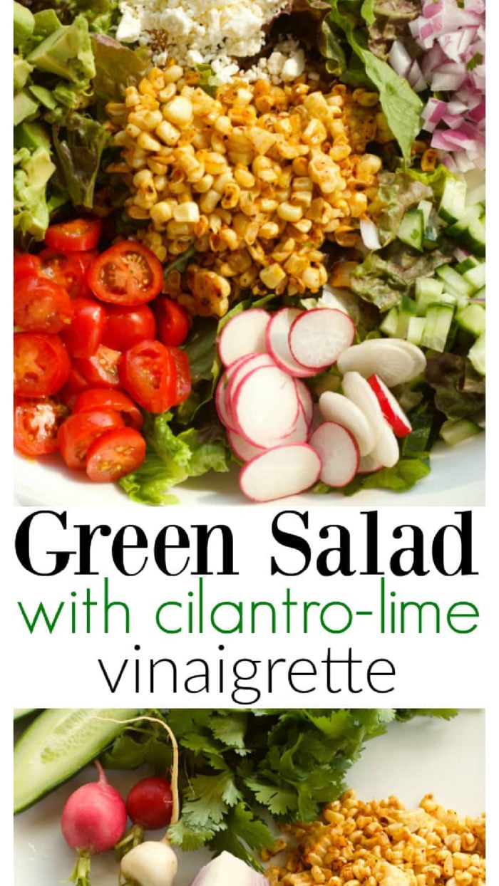 Green Salad with Lime Chili Vinaigrette