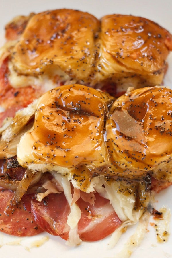 Sweet Onion Pizza Sliders