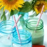 Summertime Peanut Butter Cup Banana Milkshake Recipe