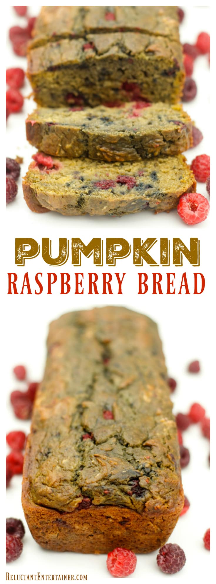 Pumpkin Raspberry Bread