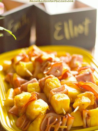 Canadian Bacon and Pineapple Kabobs