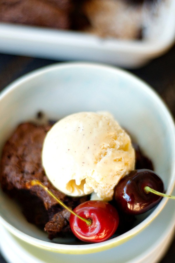 Black and White Cherry Brownies