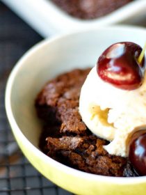 Black and White Cherry Brownies