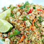 Zesty Lime Blackeye Peas Summer Quinoa Salad