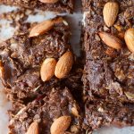NO-Bake Chocolate Almond Cranberry Oat Bars | reluctantentertainer.com