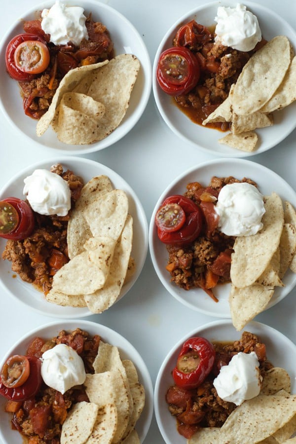 Easy Chili Appetizer | ReluctantEntertainer.com