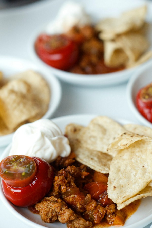 Easy Chili Appetizer | ReluctantEntertainer.com