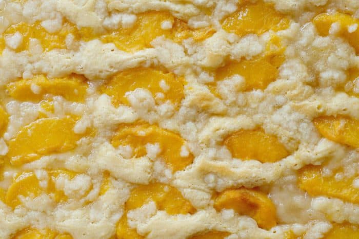 Peach Cream Kuchen