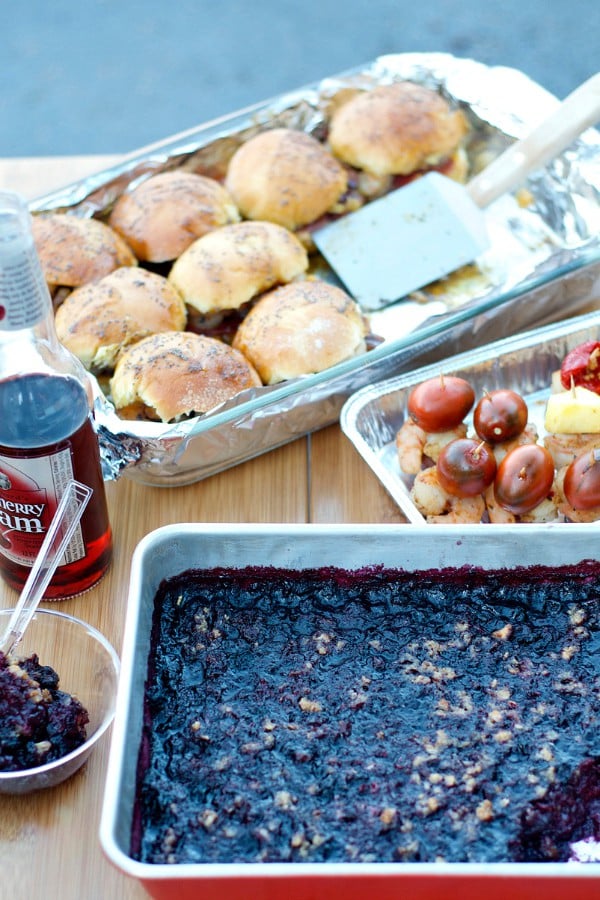 Tailgating with Shrimp Bacon Sliders