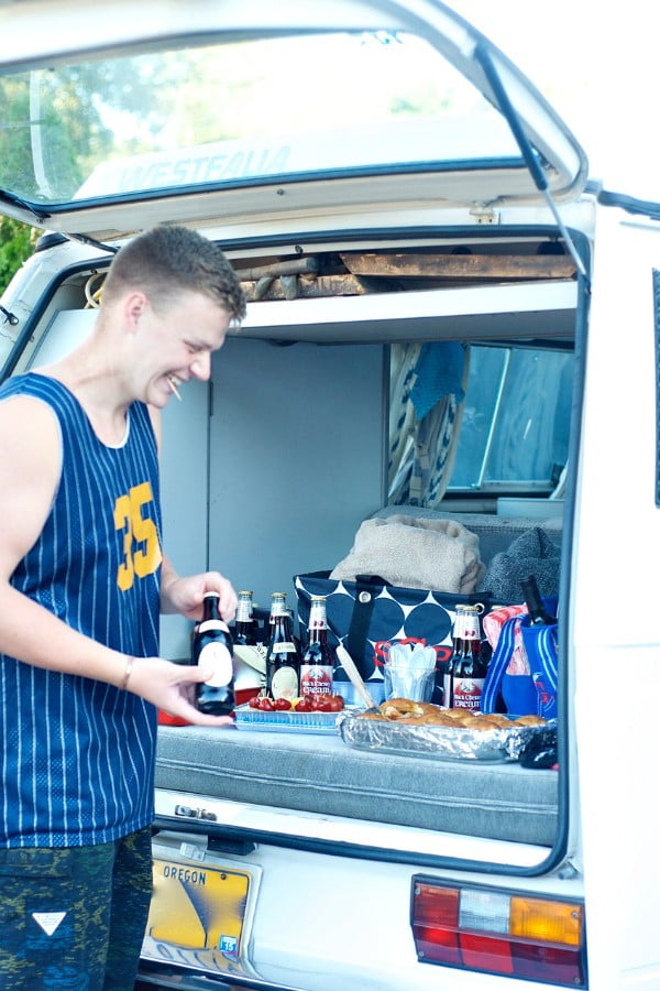 Tailgating with Shrimp Bacon Sliders