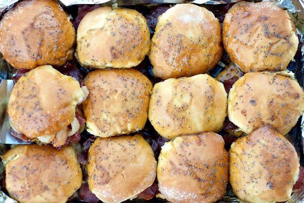 Tailgating with Shrimp Bacon Sliders