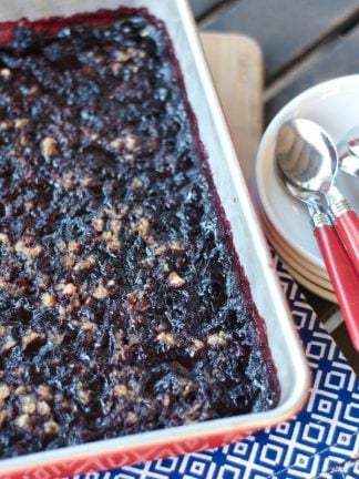 Make-Ahead Frozen Berry Cobbler