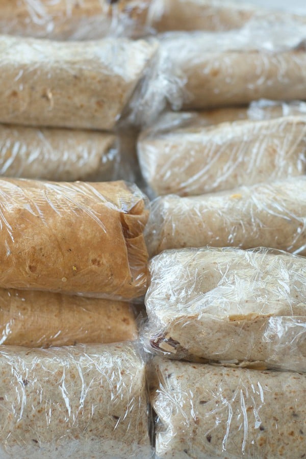 Freezer Burrito Recipe with Chicken and Quinoa