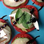 Cucumber Caprese Bites. “Courage is being scared to death, but saddling up anyway.” ― John Wayne ... ReluctantEntertainer.com