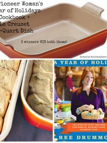 The Pioneer Woman's A Year of Holidays Cookbook + Le Creuset {3 Winners!} Giveaway!