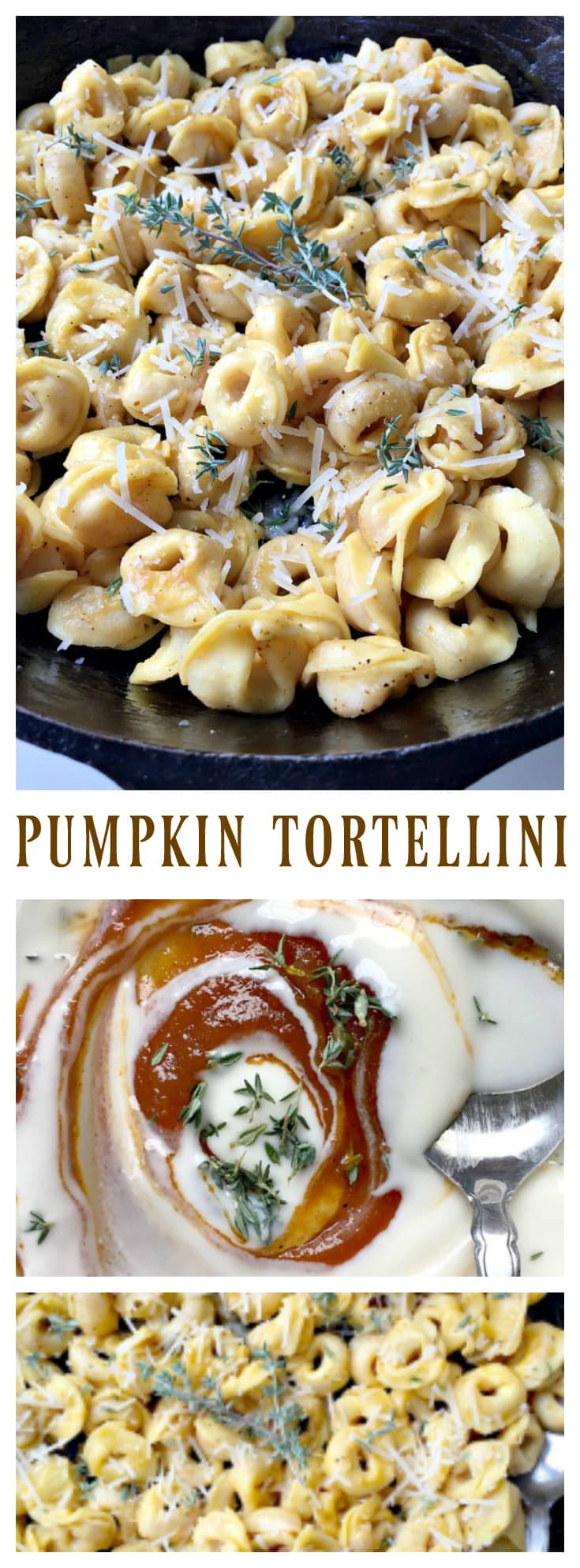 Pumpkin Tortellini for fall time entertaining!