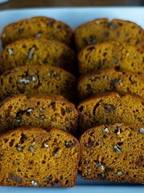 Two Handed Coffee with Pumpkin Date Bread