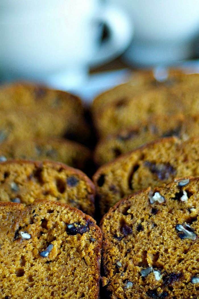 Moist Pumpkin Date Bread