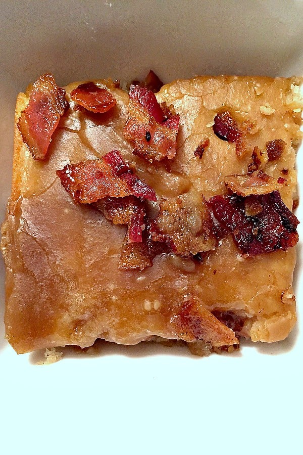 Buttermilk Cake with Maple Bacon Glaze