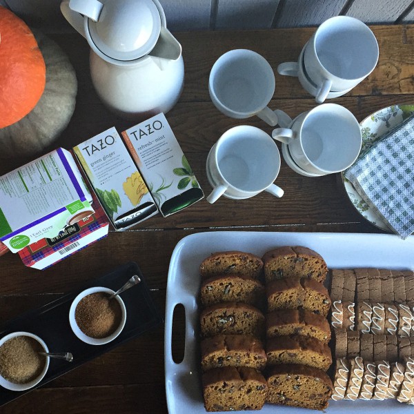 2 Handed Coffee with Pumpkin Date Bread | ReulctantEntertainer.com