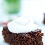 Gingerbread Cake with Spiced Whipped Cream | ReluctantEntertainer.com