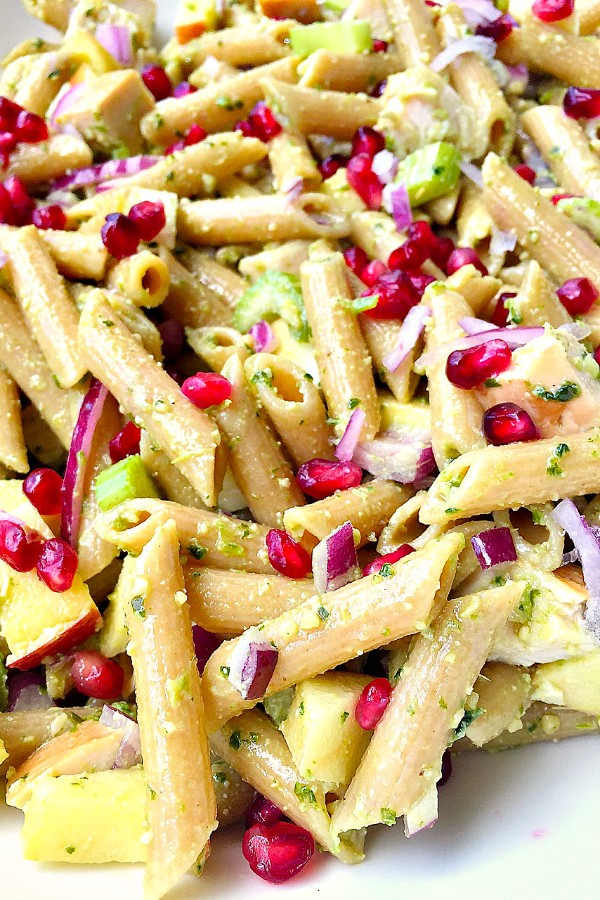 Turkey Pesto Pasta Salad