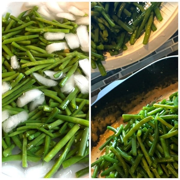 Green Bean Bacon Casserole with Fried Shallots