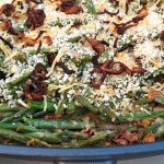 Green Bean Bacon Casserole with Fried Shallots at Reluctant Entertainer
