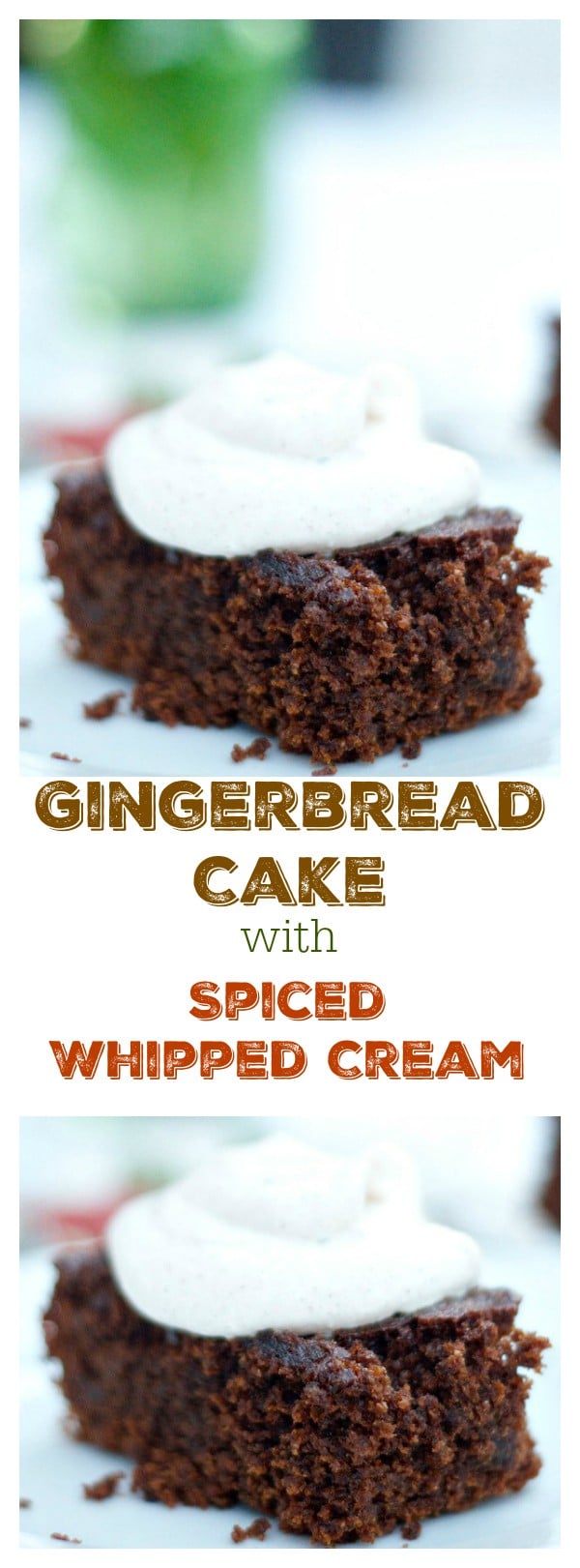 Light a fire, and have some friends over to enjoy a harvest-themed, special holiday dinner party with Gingerbread Cake with Spiced Whipped Cream for dessert!