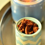 Sweet and Spicy Pecans #reluctantentertainer #nuts #recipe