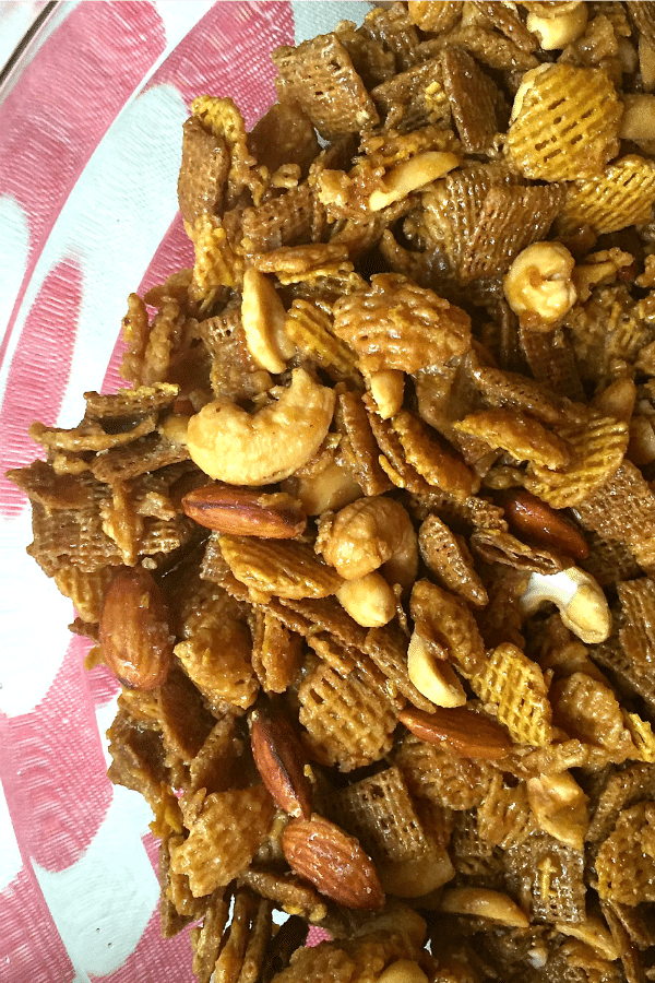 Caramel Nut Chex Mix