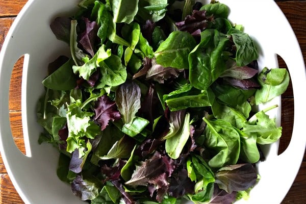 Winter Green Salad with Poppyseed Dressing