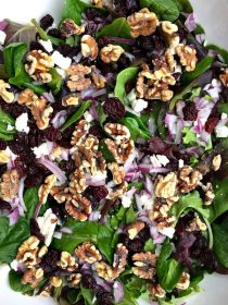 Winter Green Salad with Poppyseed Dressing