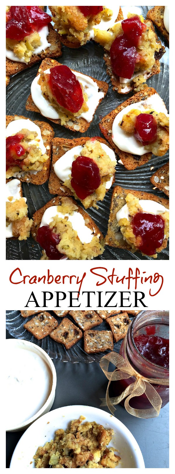 Etiquette tips for ending a party with style and grace, with a delicious Cranberry Stuffing Appetizer